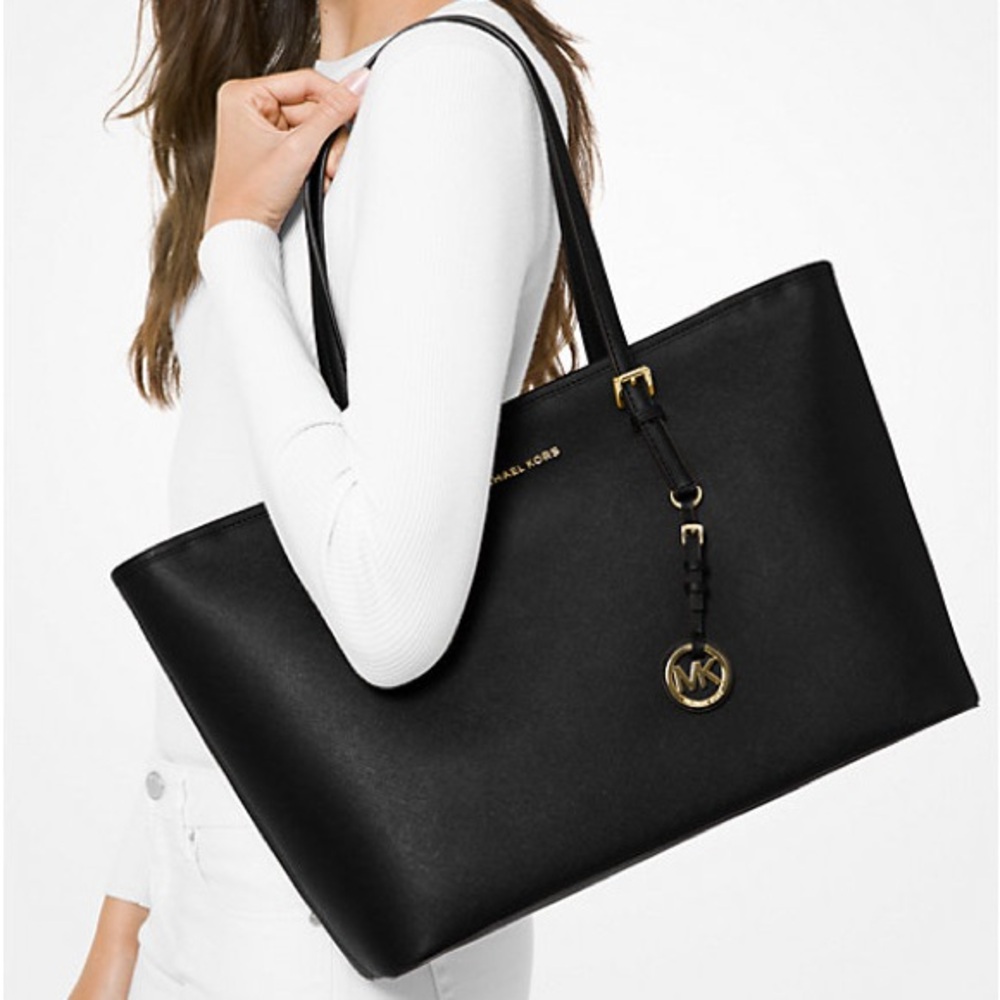 Michael Kors Jet Set Travel Medium Top Zip Multifunction Tote